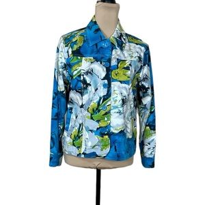 EUC Coldwater Creek Floral Blazer